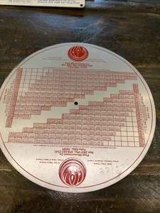 Vintage Sonney Gas Flow Rate Orifice Computer Measurement Tool - Picture 1 of 6