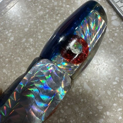 Señuelo de pesca hawaiano vintage atún marlin yee Mahi Wahoo Foto 1 de 4