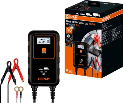 Chargeur de batterie 12/24V OSRAM OEBCS908 8A - Photo 1/4