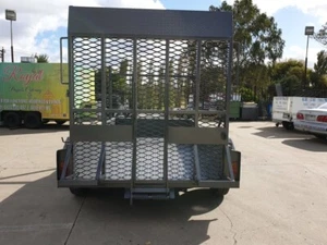 8x5 TANDEM BOX TRAILER Fully Mesh Ramp(2.8 Ton) - Picture 1 of 8