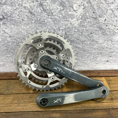 Juego de bielas Shimano XTR FC-M950 175 mm anillos vintage 112 68 triple MTB AT Foto 1 de 4