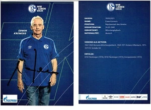 Erwin Kremers AK 20/21 FC Schalke 04 /Kick.Offenbach mit original Unterschrift - Bild 1 von 1