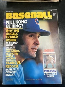 Baseball Quarterly Summer 1978 with Pete Rose Full-Color Poster - Picture 1 of 3