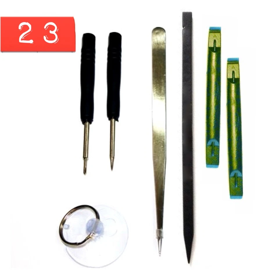 7pc iPhone Repair Kit-Magnetic Pentalobe+Phillips-Screwdrivers+Pry Tools - Image 1 of 4