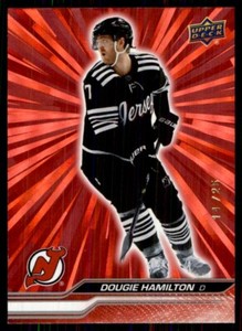 2023-24 Outburst Red Dougie Hamilton 14/25 New Jersey Devils #112