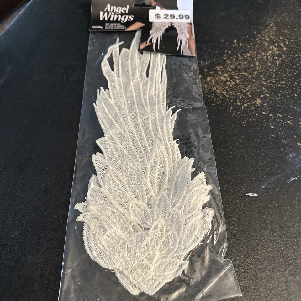 Nuevo Accesorio Disfraz Mundo Divertido Alas de Ángel Adulto (Blanco) Foto 1 de 2