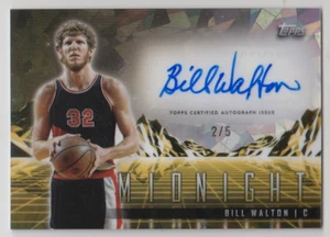 2023-24 Topps Midnight Bill Walton Horizon Signatures Gold Ice Refractor Auto /5 - Picture 1 of 2