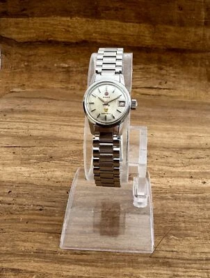 Rado Golden Horse Silver Automatic Date Round 22mm Women Watc - Image 1 of 4