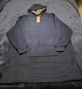 NEXT Men's Hooded Blanket Navy BNWT One Size - Picture 1 of 6