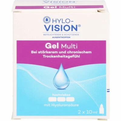 OMNIVISION GMBH HYLO-VISION Gel multi Augentropfen 20 ml PZN10091009