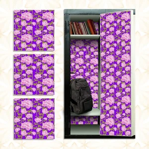Deluxe Magnetic School Locker Wallpaper Made in USA - Pack of 3 Sheets (vg 016) - Picture 1 of 4