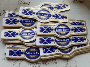 One Hundred (100) Sun Ray Cigar Labels vintage smoking advertising ephemera - Picture 1 of 4
