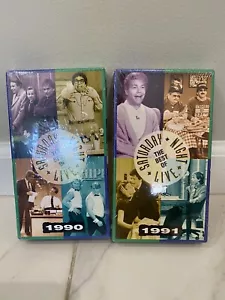 2 Vintage 1990 & 1991 The Best Of Saturday Night Live VHS Tapes SNL - Picture 1 of 4