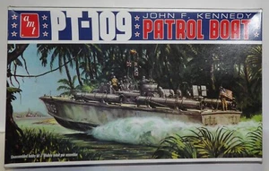AMT PT-109 John F Kennedy Patrol Boat Plastic Model Kit OPENED COMPLETE - Picture 1 of 12