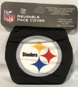 NFL Pittsburgh Steelers Football Face Mask Cover ~ New ~ - Picture 1 of 2