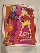 RARE Vintage WALKING JAMIE  Barbie Doll Studio Apartment Vinyl Case 1970 # 4996
