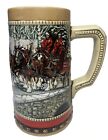 Vintage Budweiser 1988 Collectors Series Holiday Beer Stein, Mug, Clydesdale for sale