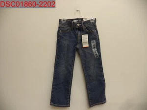 Old Navy Kids Dark Wash Built in Tough & Flex Straight Jeans, Sz 5 121322300057 - Picture 1 of 10