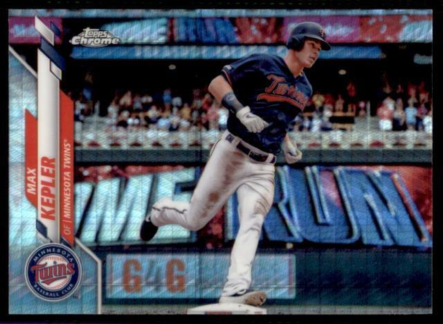 2020 Topps Chrome Base Prizm Refractor #124 Max Kepler - Minnesota Twins