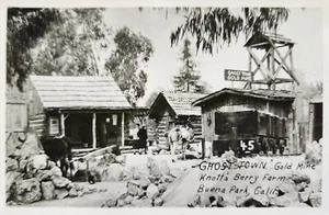 Vintage Photo Post Card Ghost Town Knotts Berry Farm - Picture 1 of 3
