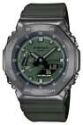 Casio G-Shock Green Dial Green Resin Strap Gm-2100B-3Aer Watch