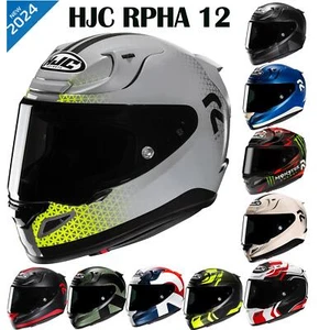 HJC RPHA 12 Motorbike Full Face Touring Motorcycle Road Crash Helmet ECE 22.06 - Picture 1 of 27