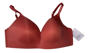 Sujetador Auden The Bliss Demi Ligeramente Forrado Sin Alambres Talla 36C Color Rosa Desteñido - Imagen 1 de 4