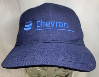 Gorra ajustable Chevron Vintage azul SnapBack Trucker Hat hecha por Cintas Foto 1 de 4