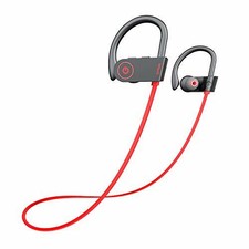Waterproof Bluetooth Earbuds Beats Sports Wireless Headphones Stay in Ear Design