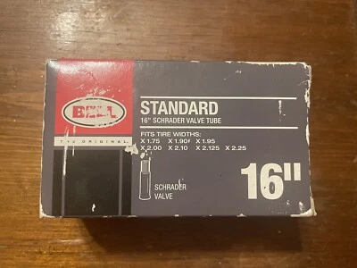BELL 16" Universal Bicycle Inner Tube Standard Schrader Valve x1.75" - 2.25"  - Image 1 of 3