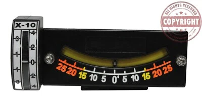 TPI SLOPE METER INDICATOR, 0-25° LEVEL,INCLINOMETER,FOR DOZER,GRADER,TILT - Image 1 of 2