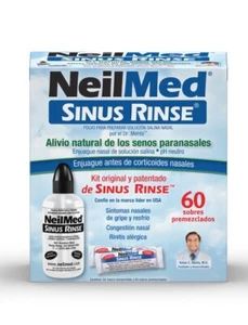 NeilMed Sinus Rinse de 60 unidades para limpieza nasal ideal gripe y alergias - Imagen 1 de 4