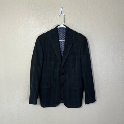 Abrigo deportivo Ted Baker para hombre 40 R resistencia lana cachemir cuadros chaqueta de 2 botones Foto 1 de 4