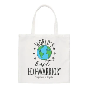 Au Monde Meilleur Eco-Warrior Standard Sac Favourite Drôle Courses - Bild 1 von 1