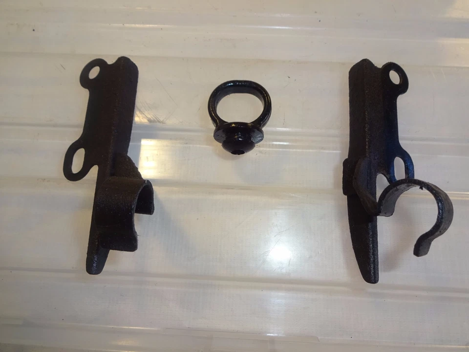 Honda 1981 CB650 C Custom CB 650 Front Brake Line Speedo Cable Guide - Image 1 of 1