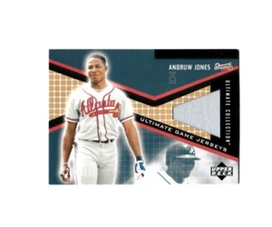 #D /199 GU JERSEY ANDRUW JONES 2002 UD Ultimate Collection GAME JERSEYS Braves - Picture 1 of 2