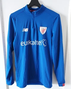 Maglione Athletic Bilbao New Balance Athletic Club Calcio 1/4 Zip Tg S Blu - Foto 1 di 10