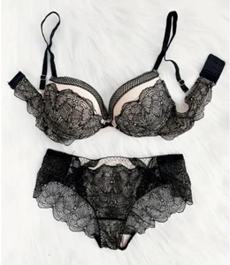 Women's Sexy Lace Bra and Panty set Options: 34B, 36B, 38B, 40B - Picture 1 of 2