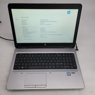 HP ProBook 650 G2 Core i5-6300U 2.4GHz 16GB RAM 512GB SSD 15.6" ***ARRANQUE EN BIOS Foto 1 de 4