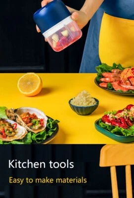 портативный беспроводной электрический измельчитель чеснока Masher мяса, овощей мельница USB... - Изображение 1 из 4