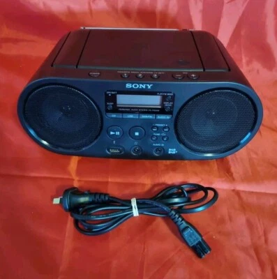Sony Personal Audio System Boombox CD Radio USB PLAYBACK ZS-PS55B - image 1 of 4