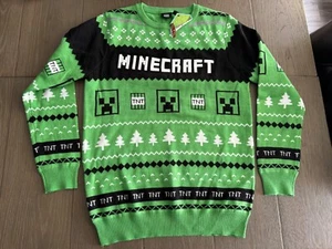 NWT UNISEX Minecraft Sweater SZ 12-13 years - Picture 1 of 17