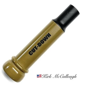 🇺🇸Cut-Down Duck Call. (Olt Style) O/D grün/flach schwarzer Einsatz. - Bild 1 von 2