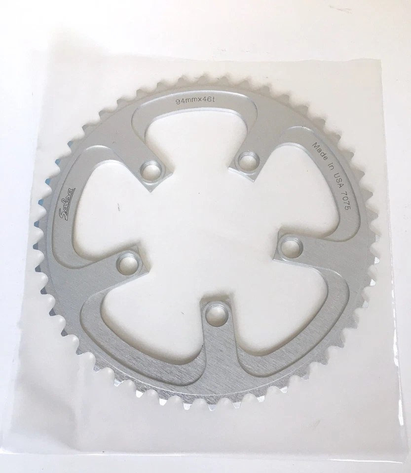 Plato Salsa 46t Aleación Años 90 Nuevo 94mm EE. UU. 7075 MTB Vintage Años 90 Foto 1 de 2