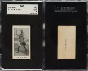 1928 W502 #23 RAY SCHALK Chicago Whitesox HOF SGC 4 ***ONE BAGGER BACK*** - Picture 1 of 1