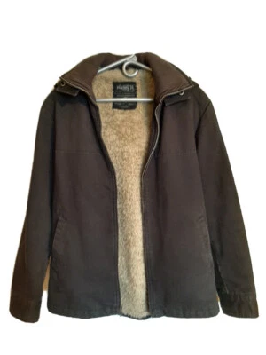 Chaqueta Bomber Hurley Marrón Para Hombre Talla Mediana *Crebilla Rota* Capucha Desmontable Foto 1 de 4