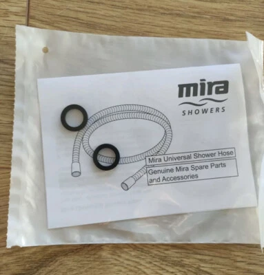 Mira GENUINE Shower Hose 2 X Hose Washers Only PLZ READ - SENDING 1st CLASS FREE