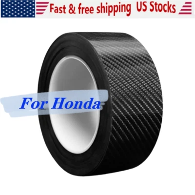 For Honda Car Door Edge Guards Door Sill Protector 5D Carbon Fiber Car Wrap Film - Image 1 of 4