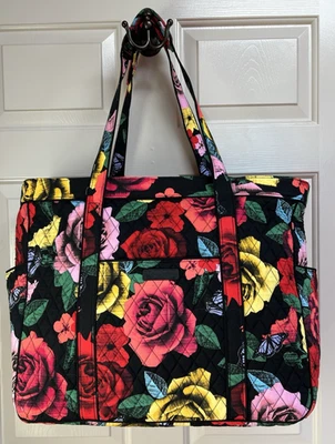 VERA BRADLEY~Get Carried Away Large Tote Bag~Carry On~HAVANA ROSE~RARE~NWT!! - Image 1 of 4