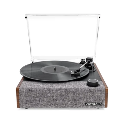 Victrola VTA-74-WLN Eastwood II 3-Speed Bluetooth Record Player W/Audio-Technica - Image 1 of 2